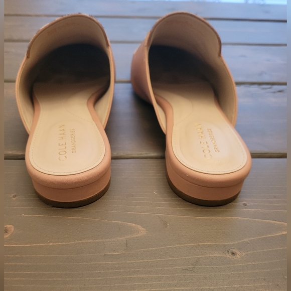 Cole Haan real fur leopard print mule slide size 7 - Picture 4 of 7